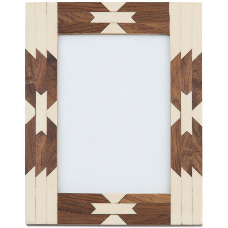   Beige Indian Wood Bone Inlay photo frame    -- | Loft Concept 