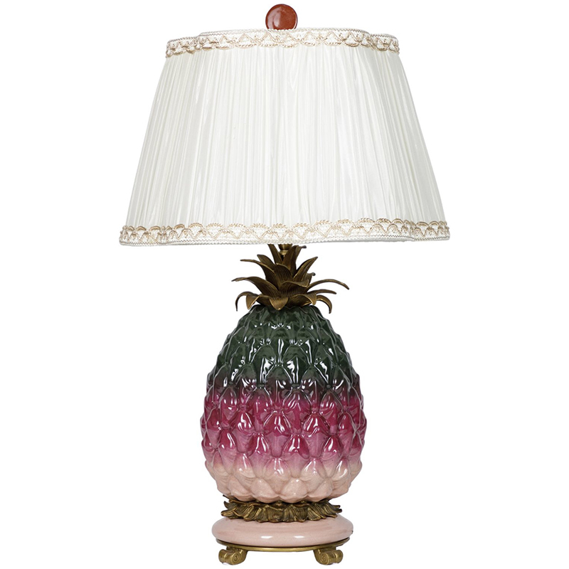     Pineapple Dark Green Purple Table Lamp      -- | Loft Concept 