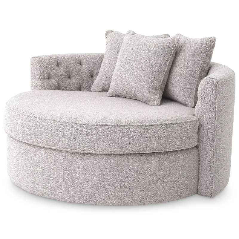 Диван Eichholtz Sofa Carlita Bouclé Grey Серый в Ростове-на-Дону | Loft Concept 