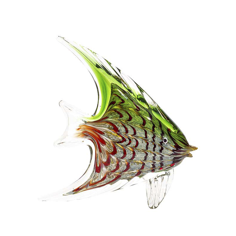  Glass Fish Red-Green   -- | Loft Concept 