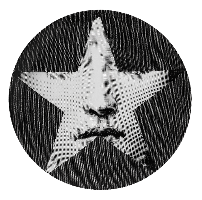 Декоративная тарелка Fornasetti 277 Черный Декоративная тарелка Fornasetti 277 Черный в Ростове-на-Дону | Loft Concept