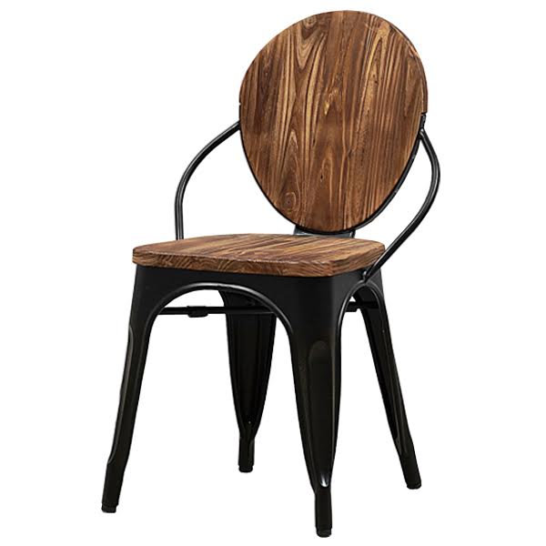  Tolix chair Wooden Black     -- | Loft Concept 
