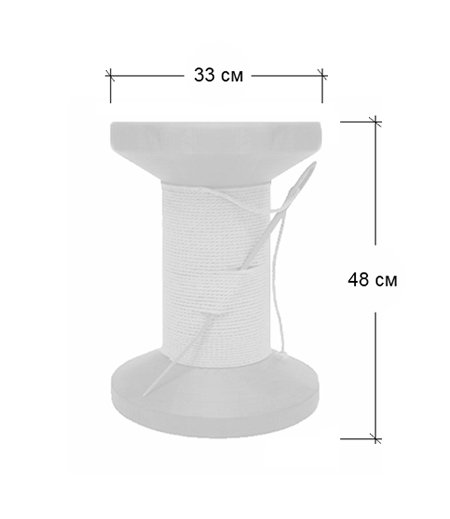 Дизайнерский табурет Thread Reel Wooden Stool в Ростове-на-Дону