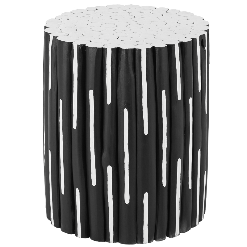 Приставной стол Table Licorice Sticks Black White Черно-белый в Ростове-на-Дону | Loft Concept 