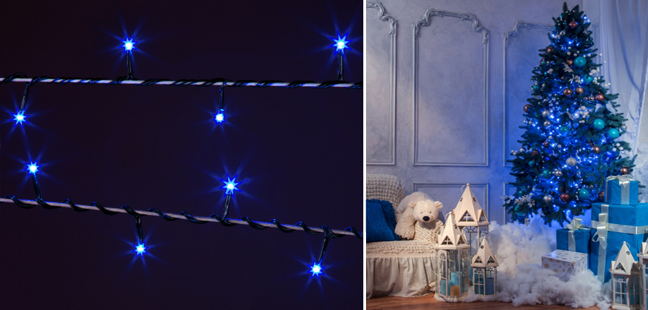 Интерьерная Гирлянда Синие диоды - Loft-Concept в Ростове-на-Дону