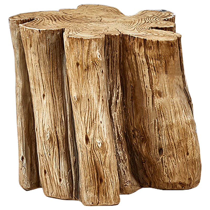 Приставной стол Wavy Stump Side Table Коричневый в Ростове-на-Дону | Loft Concept 