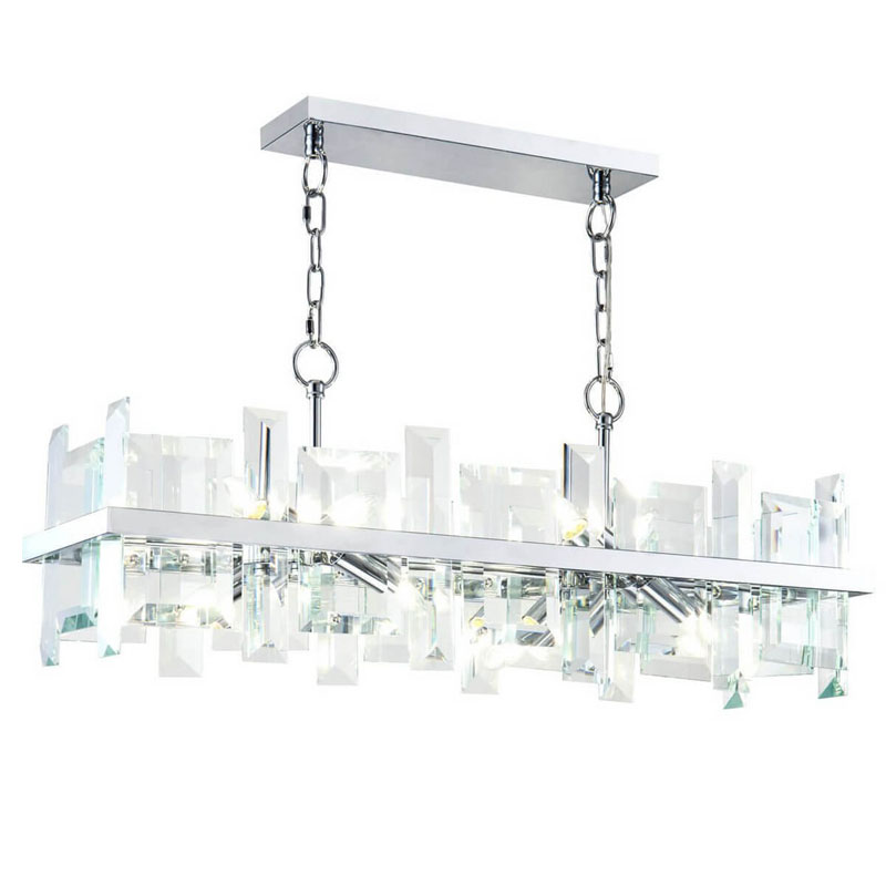  Harlow Crystal Square Chandelier chrome 8   -- | Loft Concept 