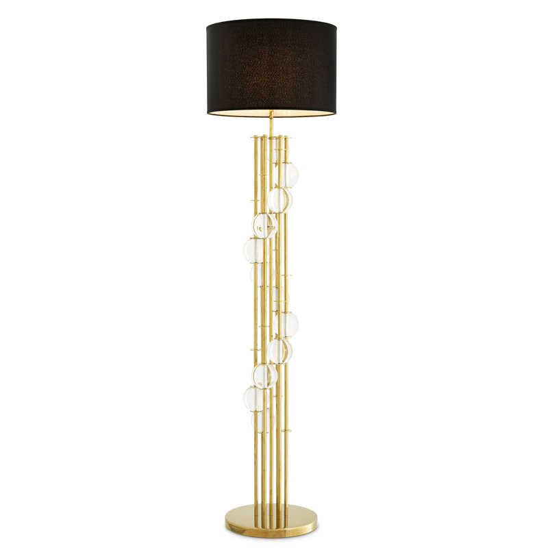  Eichholtz Floor Lamp Lorenzo Gold & black      -- | Loft Concept 