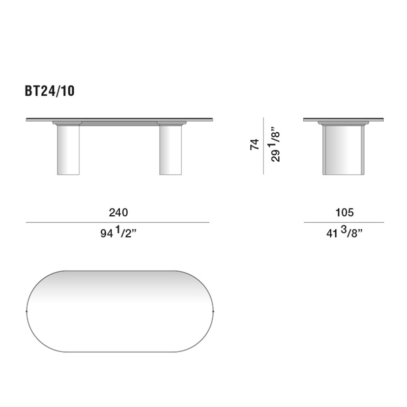 Дизайнерский рабочий стол из металла BLEVIO Table в Ростове-на-Дону