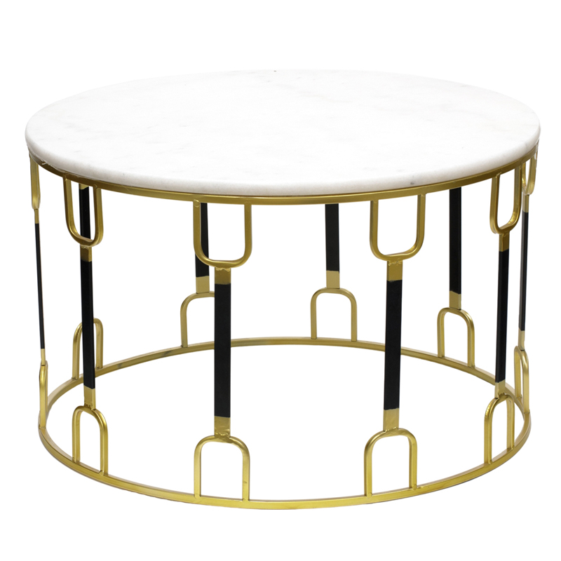   Dorius Side Table white marble     Bianco  -- | Loft Concept 