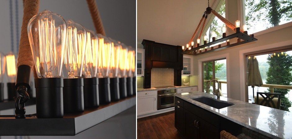 Люстра Square Large Loft Rope Light Люстра Square Large Loft Rope Light - Loft-Concept в Ростове-на-Дону
