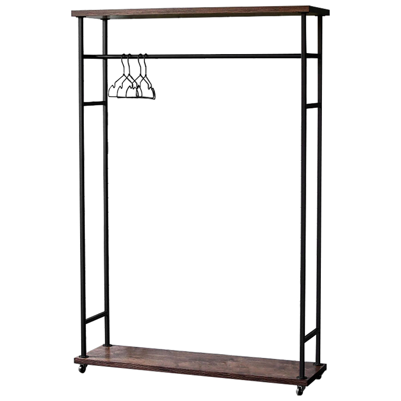  Lowery Brown Industrial Metal Rust Clothes Rail    -- | Loft Concept 