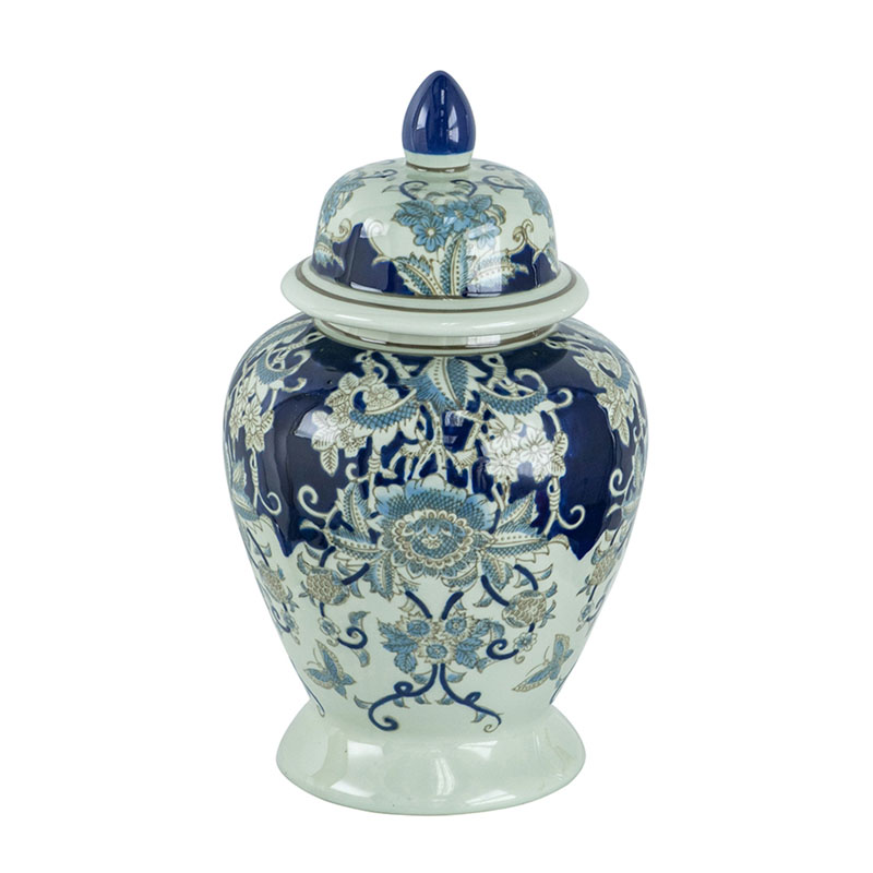    Blue & White Ornament Vase 42    -- | Loft Concept 