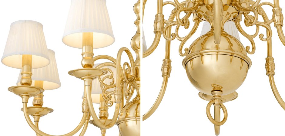 Люстра Eichholtz Chandelier Bourbon Brass - Loft-Concept в Ростове-на-Дону