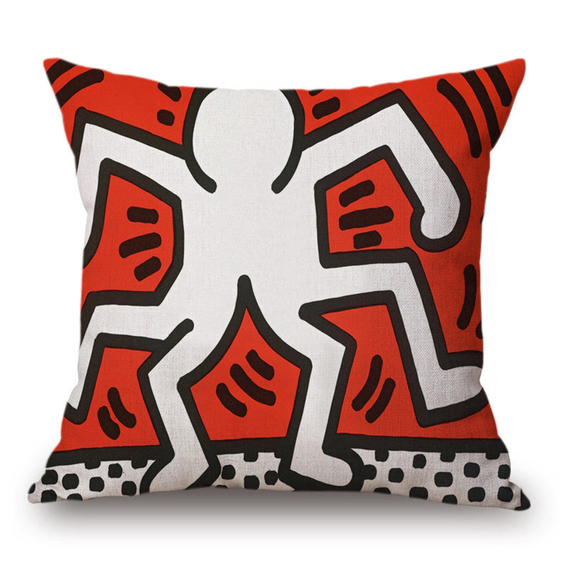 Подушка Keith Haring 2 Мульти в Ростове-на-Дону | Loft Concept 