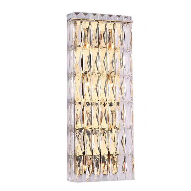  Crystal Regena Gold Wall Lamp 8   (Transparent)  -- | Loft Concept 
