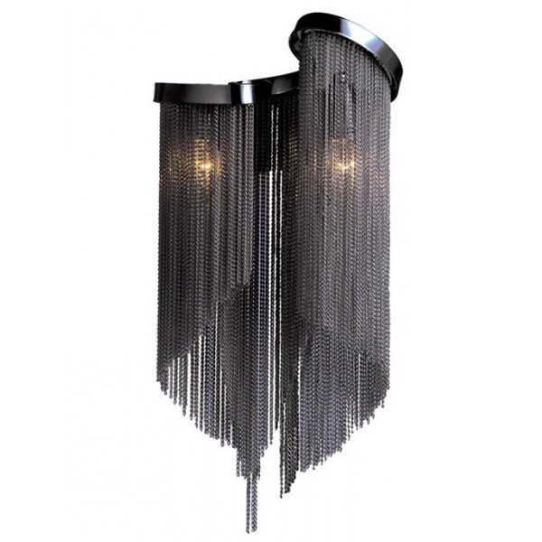 Бра Atlantis Chain Wall lamp Black Темный хром в Ростове-на-Дону | Loft Concept 