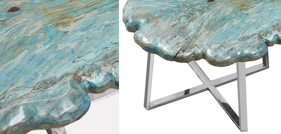 Приставной стол Melted Turquoise Приставной стол Melted Turquoise - Loft-Concept в Ростове-на-Дону