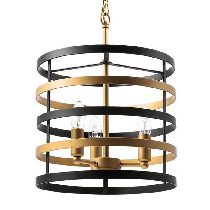  Gold Stripes Chandelier 3    -- | Loft Concept 