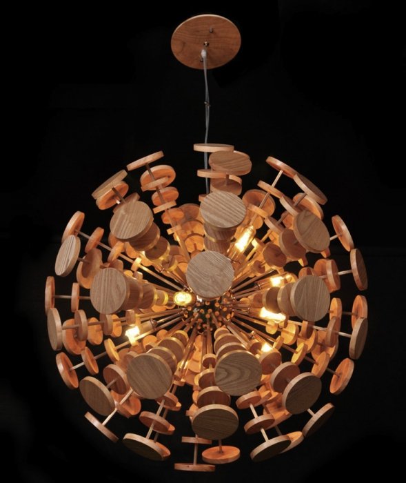  Wooden Glowworm Sphere   -- | Loft Concept 