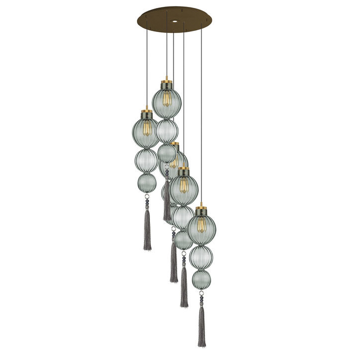  Heathfield Lighting - Medina Circle 5 Chandelier       -- | Loft Concept 