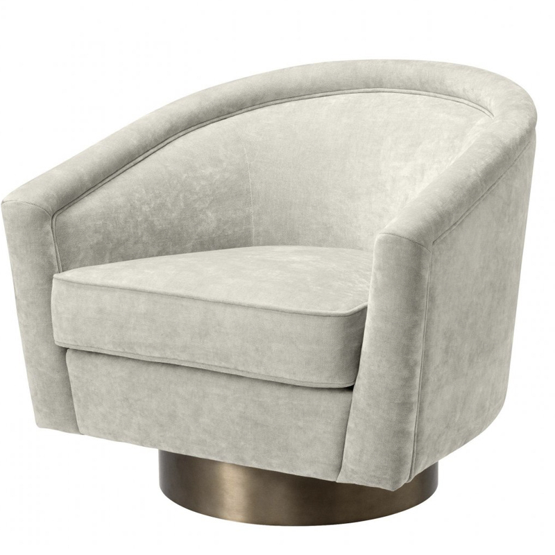  Eichholtz Swivel Chair Catene Sand -    -- | Loft Concept 