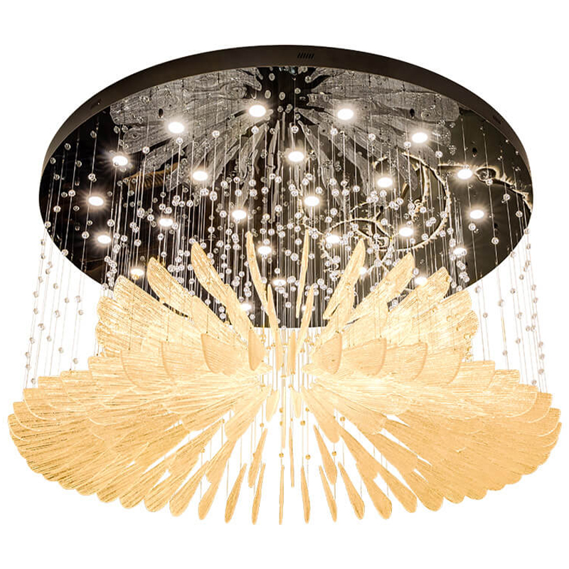       Gold Leaf Fall Light Chandelier     -- | Loft Concept 