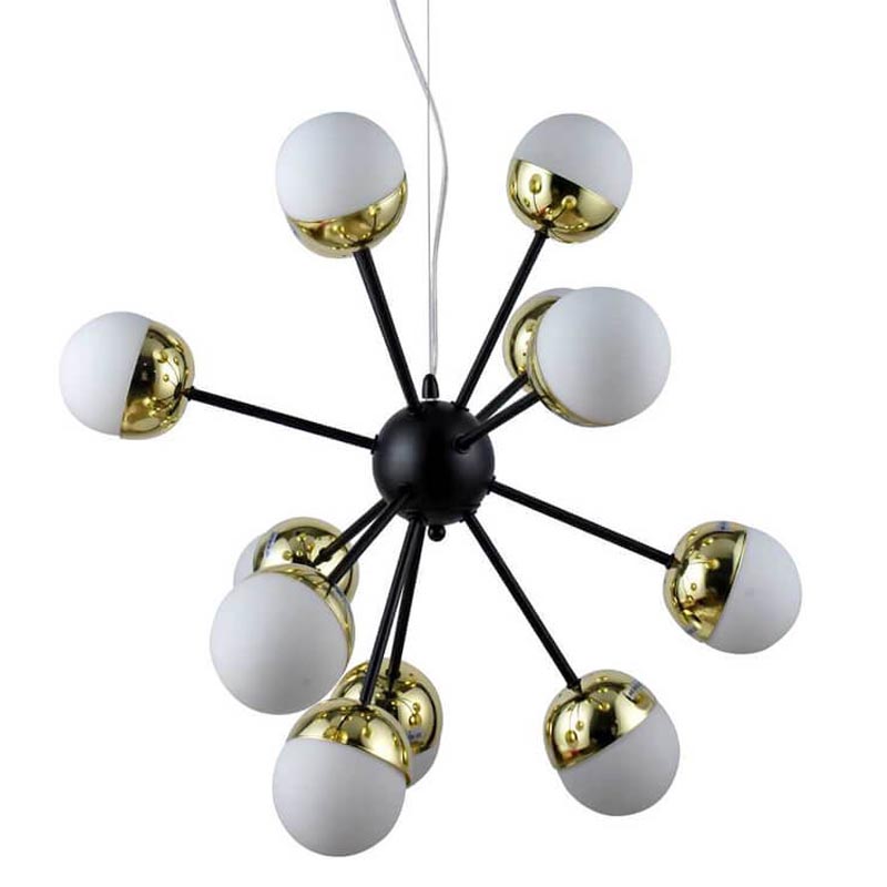  Sputnik White and Gold Globe Chandelier 12     -- | Loft Concept 