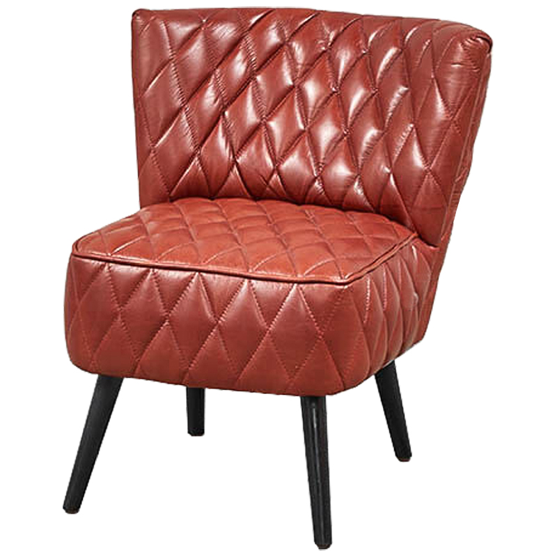  Rhombuses Upholstery Chair  (Crimson)   -- | Loft Concept 