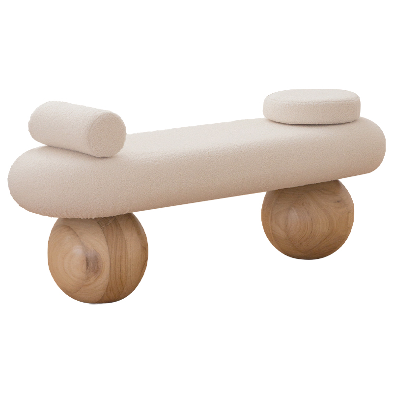  Jemima Wooden Forms Bench    -- | Loft Concept 