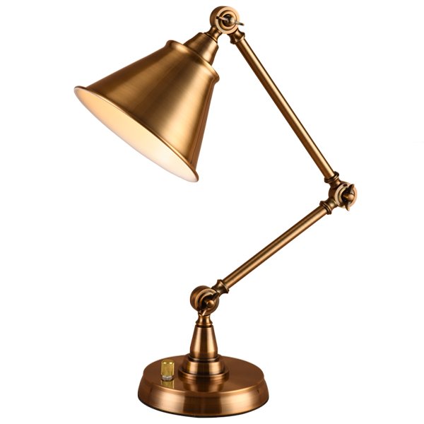   20TH C.Factory FilamentI Table Lamp antique brass    -- | Loft Concept 