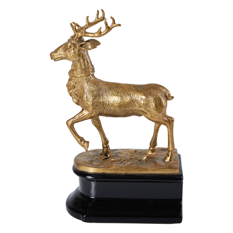 Держатель для книг в виде оленя из фарфора и бронзы Eden Garden porcelain and bronze Черный Бронза Держатель для книг в виде оленя из фарфора и бронзы Eden Garden porcelain and bronze Черный Бронза в Ростове-на-Дону | Loft Concept