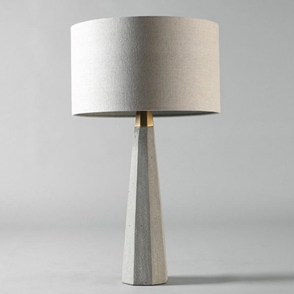   Concrete Stone Table Lamp Tube   -- | Loft Concept 