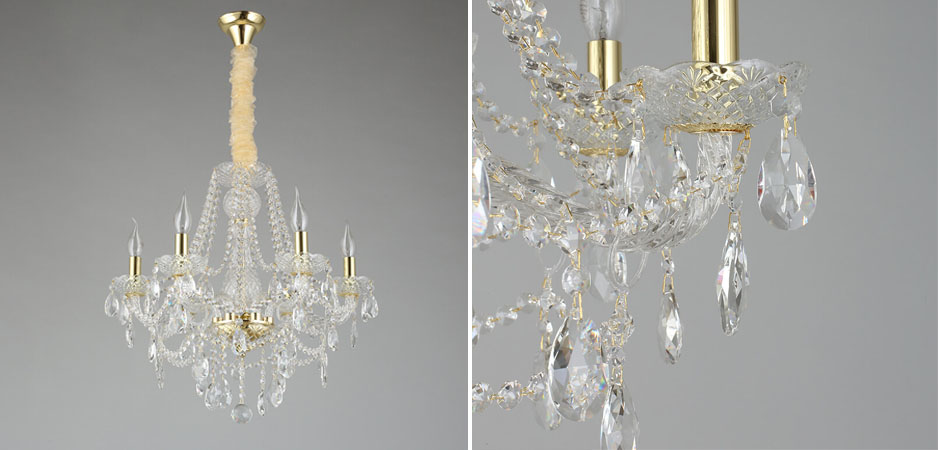 Хрустальная Люстра Tears Золотая  - Loft-Concept в Ростове-на-Дону