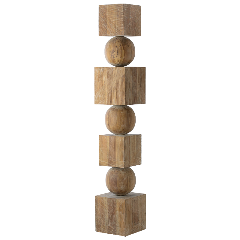 Арт-объект Art Object Squares and Balls made wood  в Ростове-на-Дону | Loft Concept 