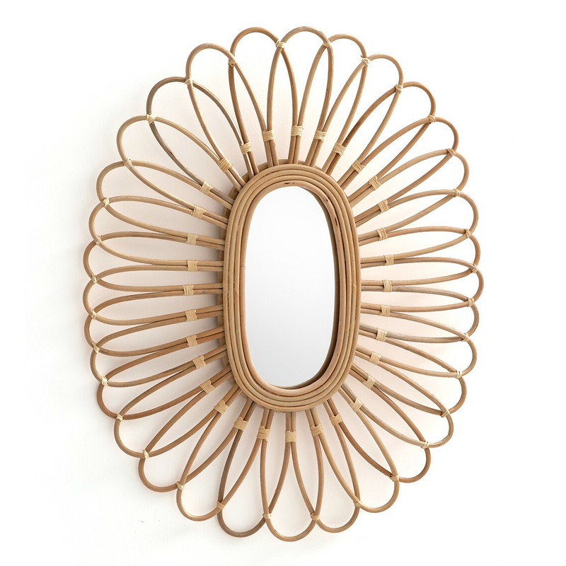  Mirror Rattan Oval   -- | Loft Concept 