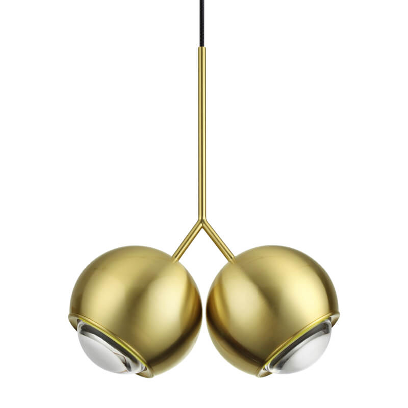   Ivor Pendant Double Gold    -- | Loft Concept 