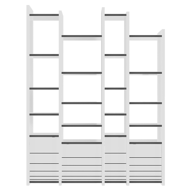       4-  ARYA BOOKCASE WHITE    -- | Loft Concept 