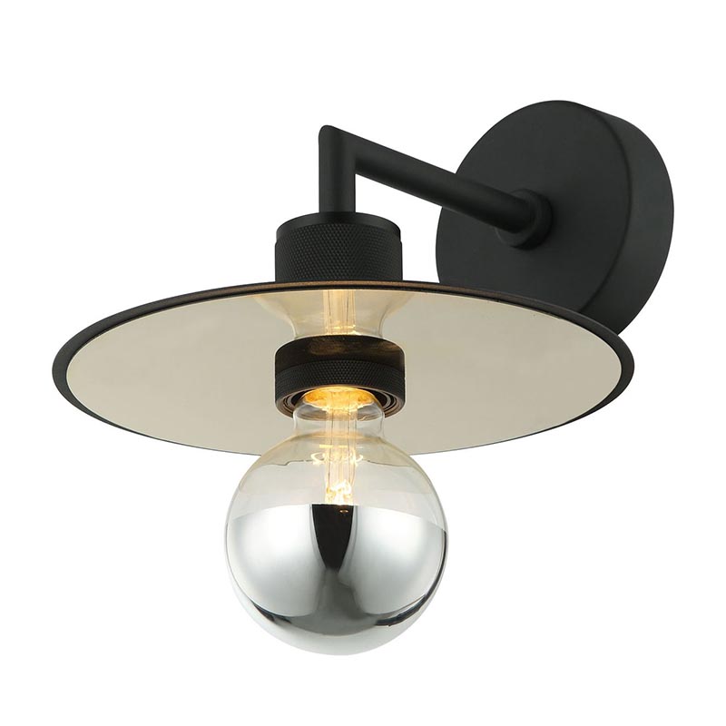 Bruno Hat Black Wall Lamp    -- | Loft Concept 