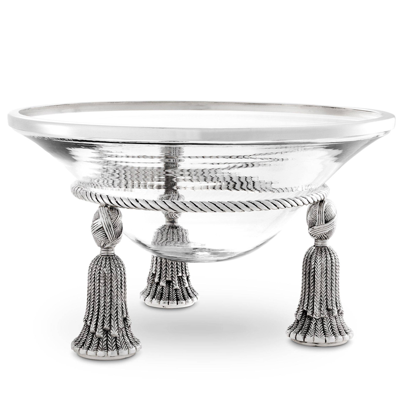  Eichholtz Bowl Tassel silver    -- | Loft Concept 