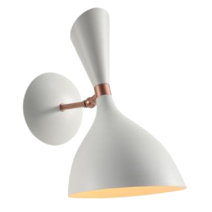 Бра Duke wall lamp White Белый Латунь в Ростове-на-Дону | Loft Concept 