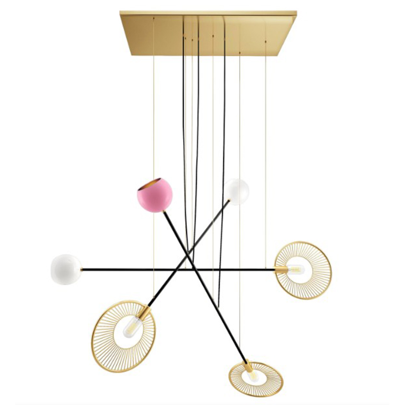   Melrose Suspension Lamp Brass Aluminum Lacquered   -- | Loft Concept 