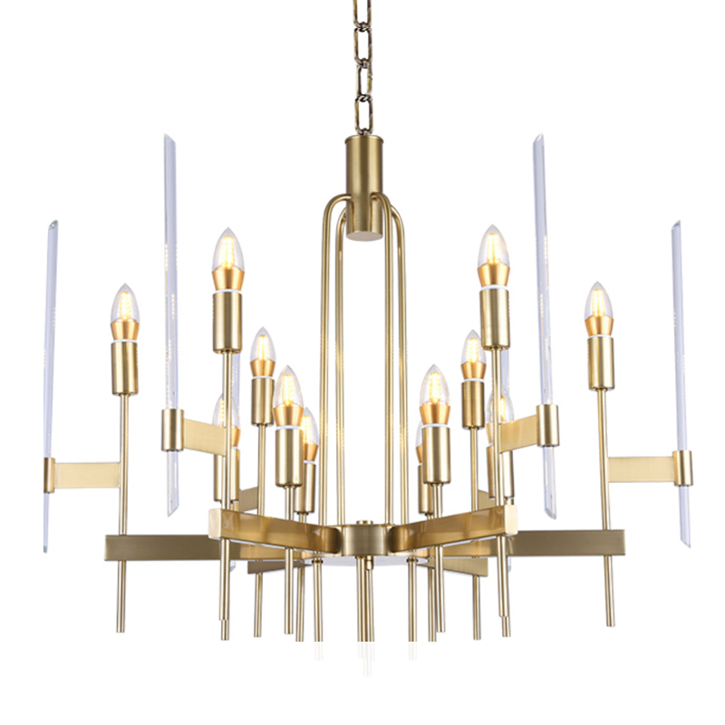 Bari Light Chandelier Aged Brass   -- | Loft Concept 