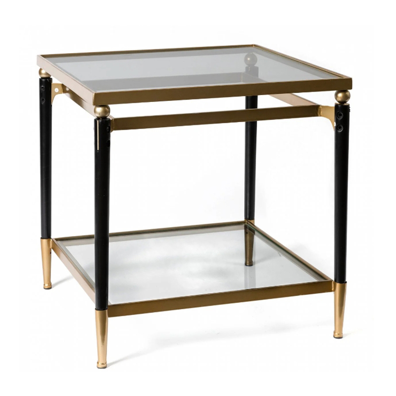   Black & Gold Table two-tier     -- | Loft Concept 