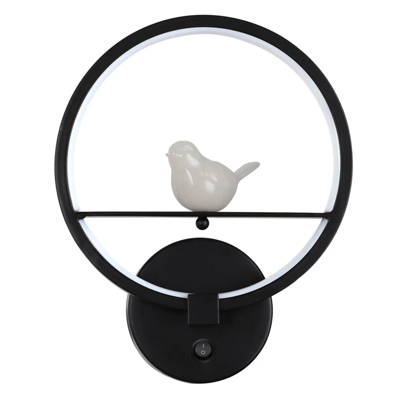  Bird Ring Sconce black   -- | Loft Concept 