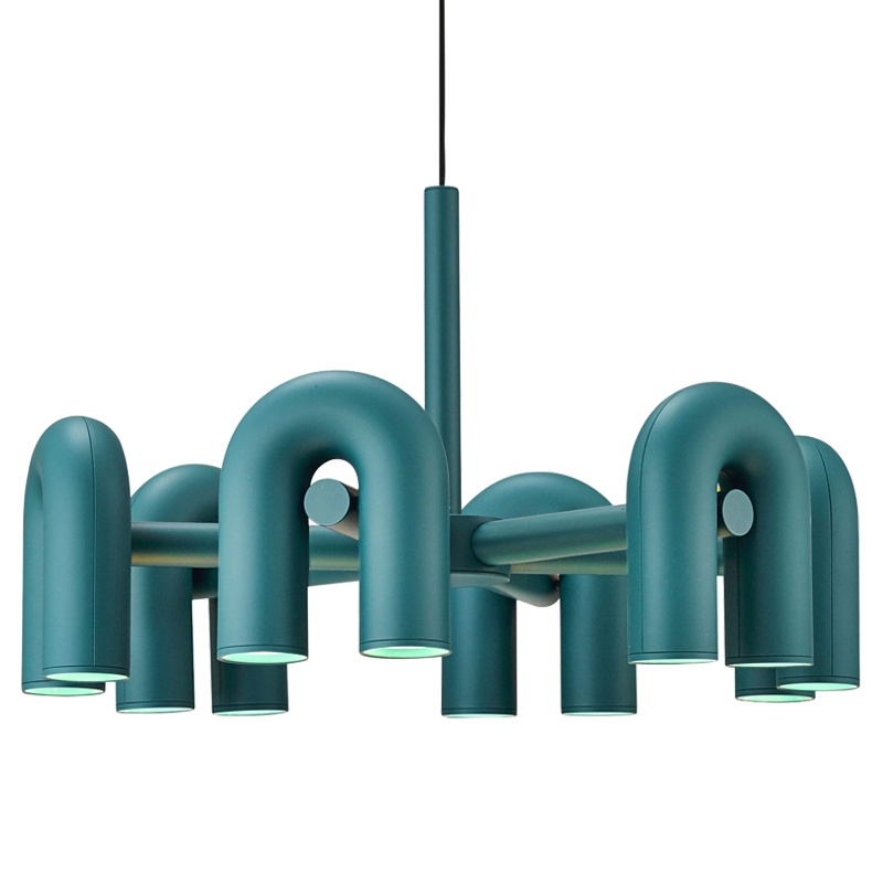 Люстра Cirkus AGO Lighting turquoise 4-6 Бирюзовый в Ростове-на-Дону | Loft Concept 