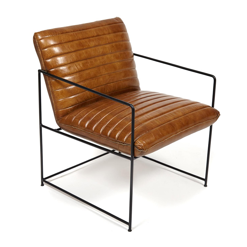  Industrial Frame buffalo leather armchair    -- | Loft Concept 