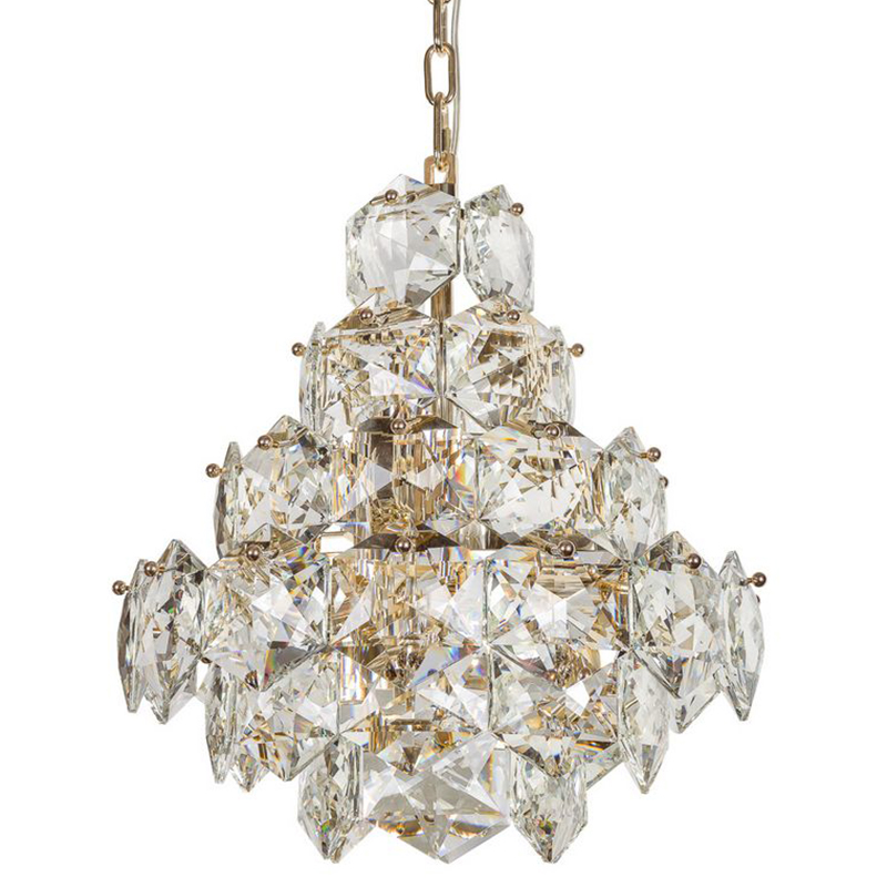  Tiers Crystal Light Chandelier Gold 45     -- | Loft Concept 