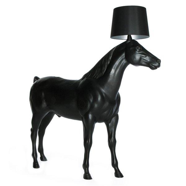 Торшер Moooi Horse Lamp Черный матовый в Ростове-на-Дону | Loft Concept 