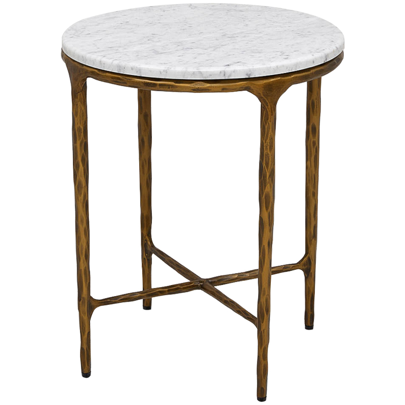       Randy Marble Round Coffee Table   Bianco   -- | Loft Concept 